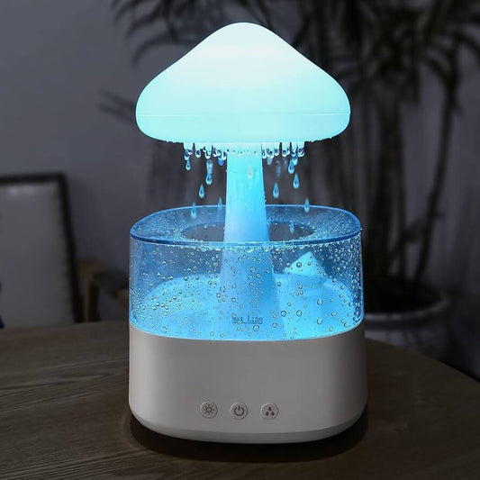 MagicShroom - Lampka nocna LED + Nawilżacz powietrza w nowoczesnym designie świetlnego grzybka.