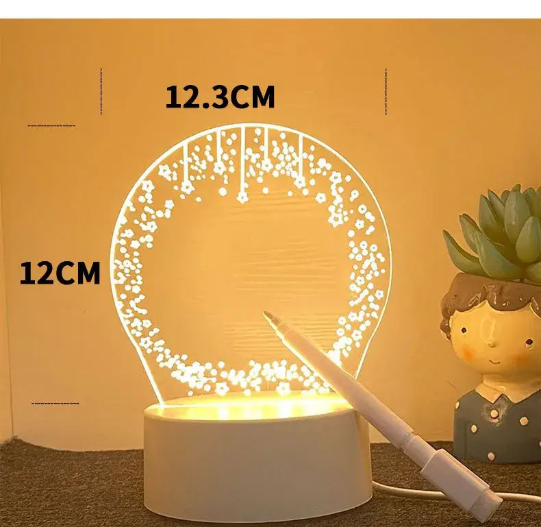 LampBoard 3D lampka LED do rysowania z neonowymi markerami