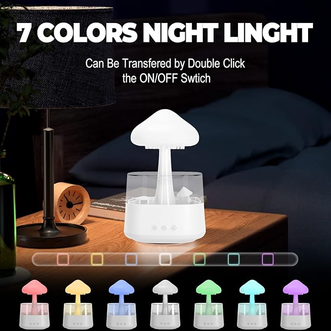 MagicShroom - Lampka nocna LED + Nawilżacz powietrza